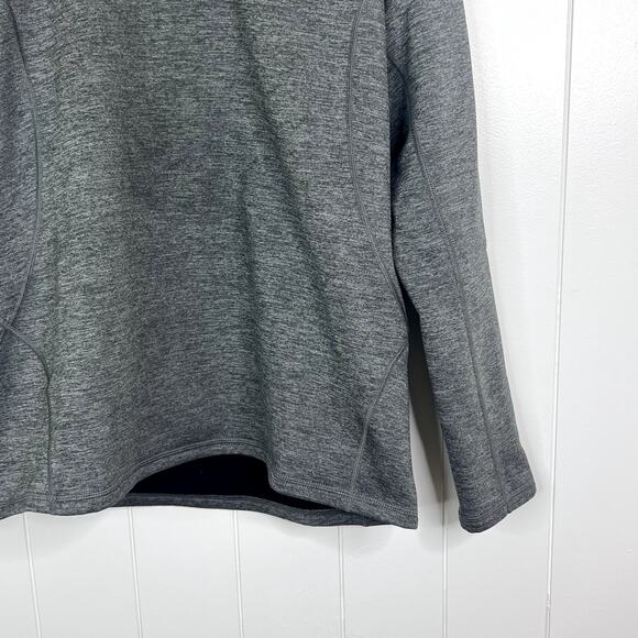 the North Face Glacier 1/4 Zip Fleece in Gray SZ L - Picture 4 of 7